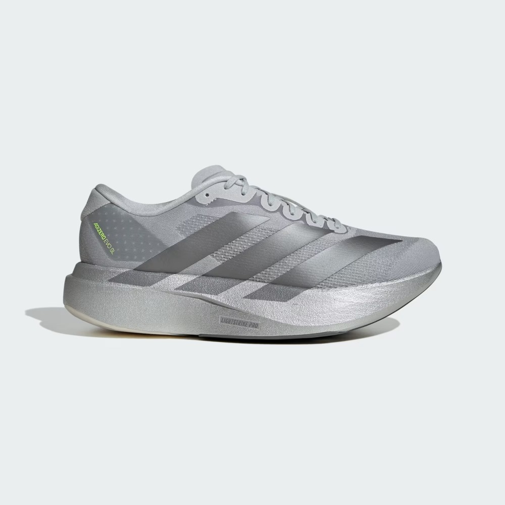 Size 12 - [New] Men's adidas Adizero Evo SL M Running Shoes Silver JR3419